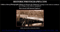 Desktop Screenshot of historicphotography.com